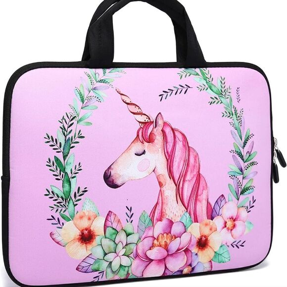 Unicorn Neoprene Laptop Travel Bag  - Picture 4 of 4
